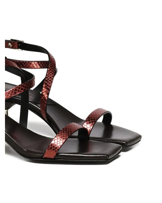 Giuliano Galiano Tequila Sandals in Red | Lyst