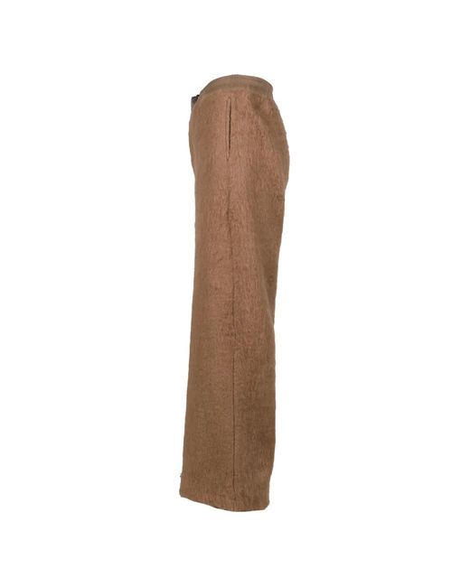 BossUp Natural Logo-Patch Trousers for men