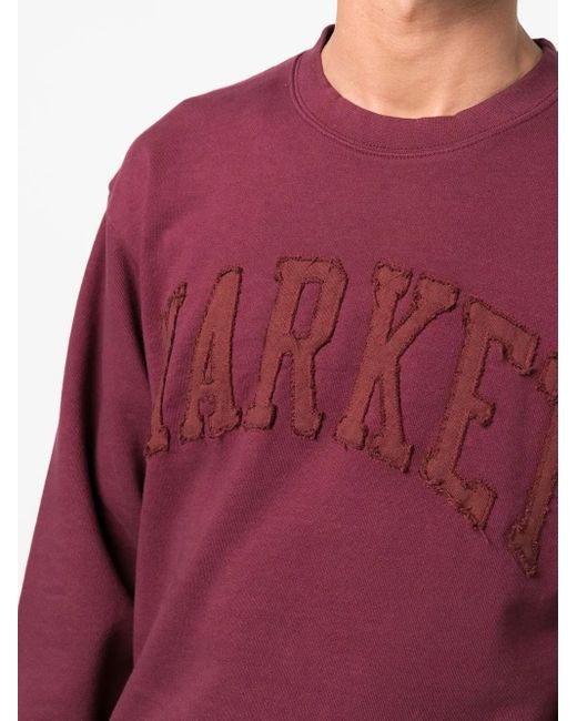 Market Logo-Embroidered Sweatshirt for men