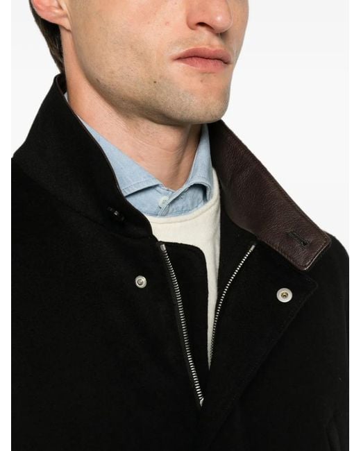 Lardini Black Water-Resistant Jacket for men