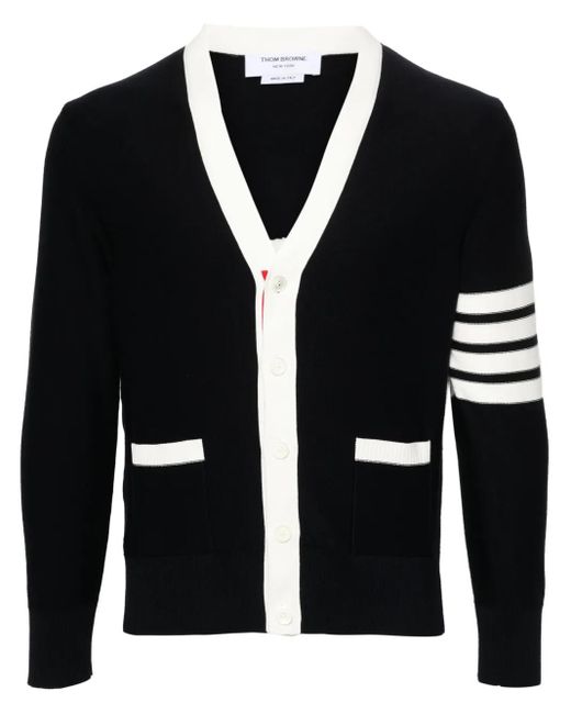 Thom Browne Vest Met V-Hals in het Black voor heren