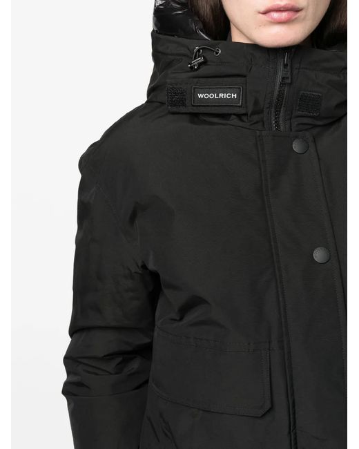 Woolrich Black Arctic Drawstring Puffer Jacket