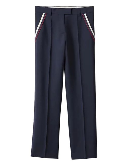 Pantalon De Jogging À Détails Rayés Miu Miu en coloris Blue
