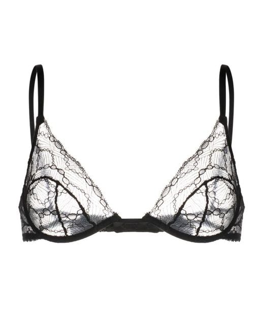 Kiki de Montparnasse Black Mon Cheri Lace Bra