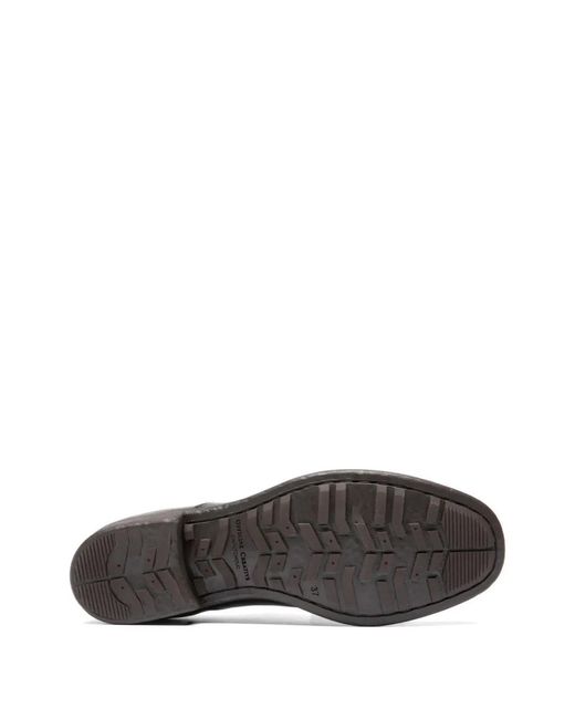 Officine Creative Black Calixte 003 Patina Leather Derby