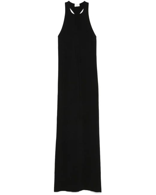 Saint Laurent Black Kleid Maxi Dress
