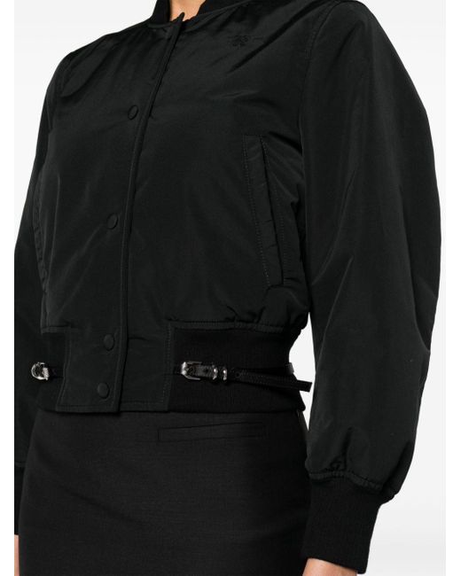 Veste bomber à détail de boucle Givenchy en coloris Black