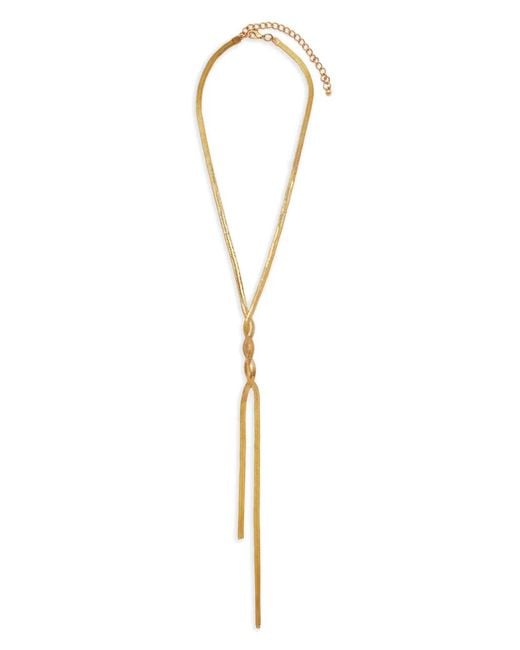 Hzmer Jewelry White Serene Twist-Front Necklace