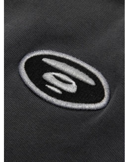 Aape By A Bathing Ape Gray Star Patch Trousers for men