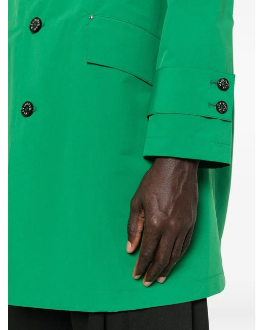 メンズ Mackintosh Humbie ボタン コート グリーン | Lyst