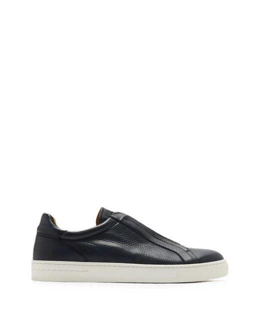 Magnanni Shoes Blue Gasol Slip-On Sneakers for men