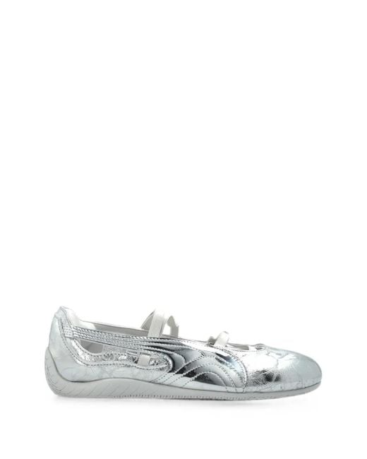 PUMA White Speedcat Ballet Ballerinas