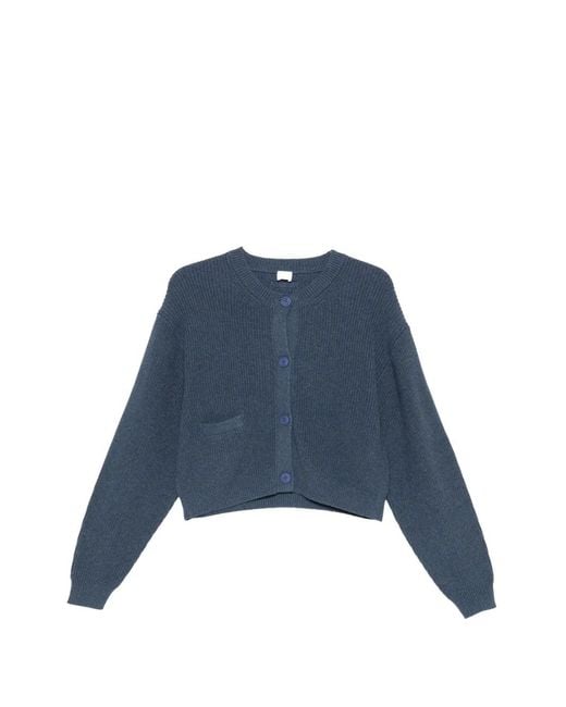 C.T.Plage Blue Button Pocket Knitwear