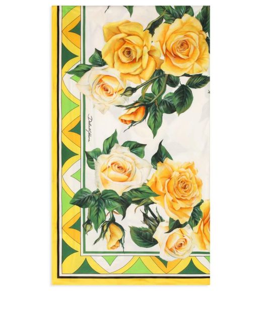 Sarong Yellow Rose di Dolce & Gabbana