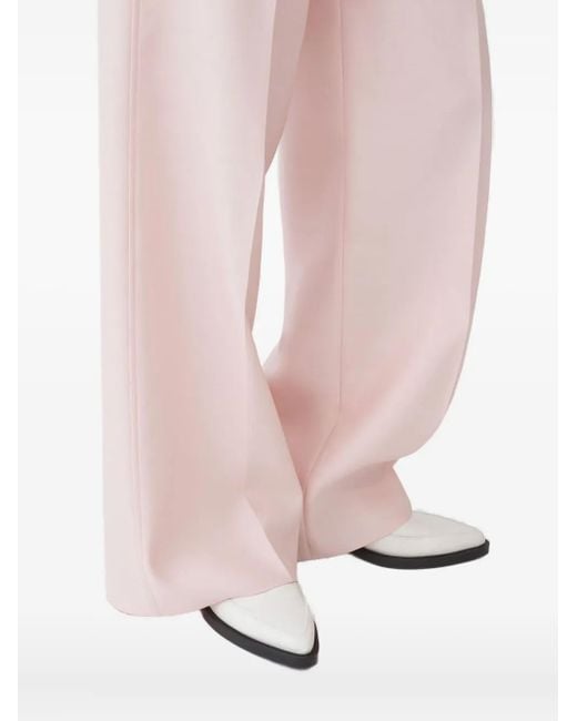 Fabiana Filippi White Derby-Schuhe mit spitzer Kappe