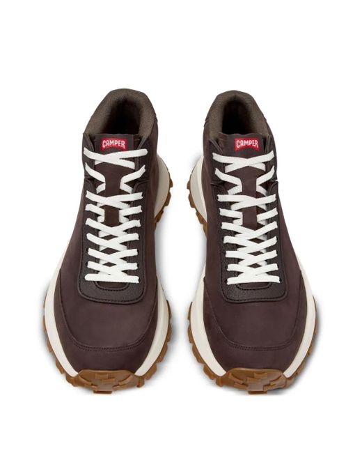 X Vibram Stivali Alti Drift Trail di Camper in Brown da Uomo