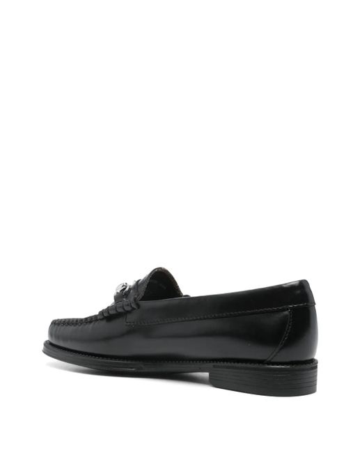 G.H.BASS Black Easy Weejuns Lianna Horsebit Loafers