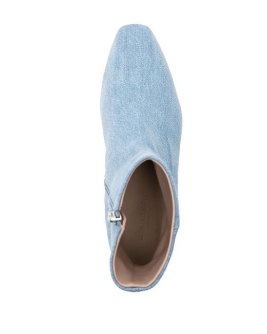 Scarosso Blue Ambra 35Mm Denim Ankle Boots