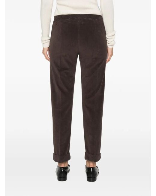 Whyci Black Turn-Up Cuff Trousers
