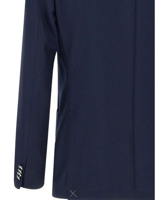 メンズ Corneliani ウール ジャケット Blue