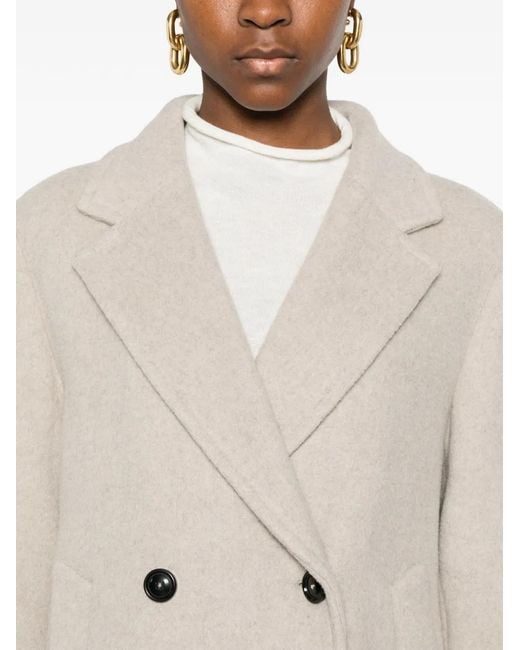 Marc O' Polo Natural Double-Breasted Coat