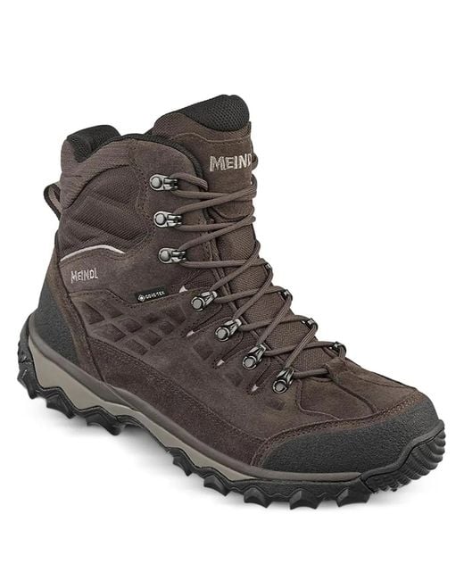 Meindl Brown Lace-Up Hiking Boots for men