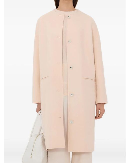 Loulou de Saison Natural Kerry Collarless Coat