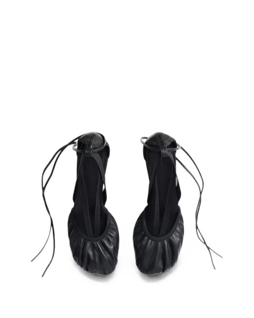 Lemaire Black 80Mm Pedille Heeled Ballerinas