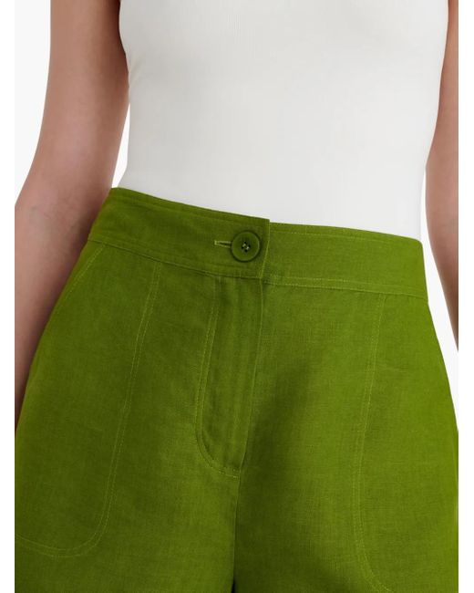 Eres Green Correct High-Waisted Shorts