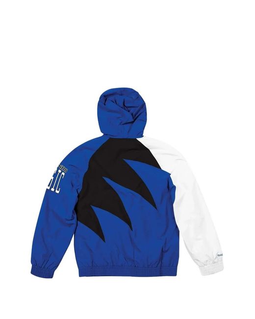 Mitchell & Ness Blue Orlando Magic Shark-Tooth Jacket for men