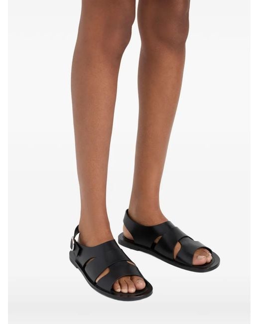 Proenza Schouler White Capri Caged Sandals