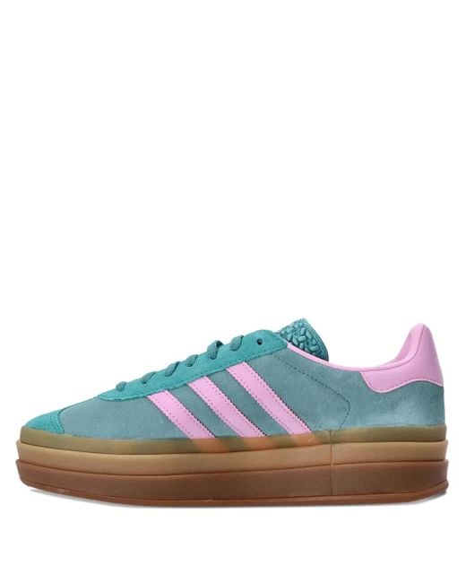 Adidas Originals Gazelle プラットフォーム スニーカー Blue