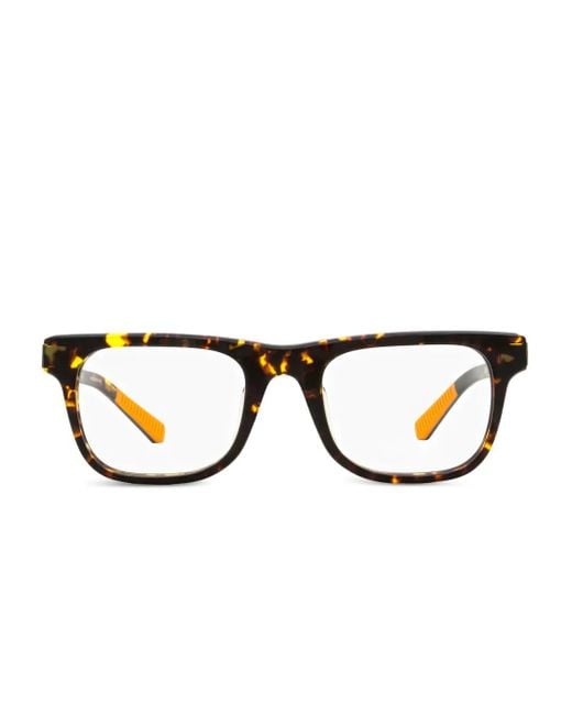 メンズ Shinola スクエア眼鏡フレーム Brown