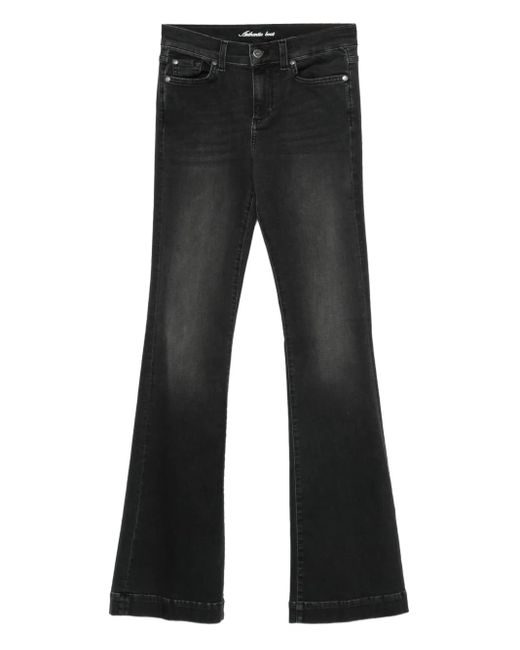 Liu Jo Black Embellished Flared Jeans