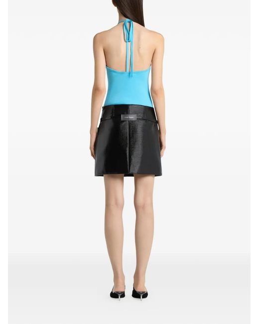 Courreges Blue Logo Top