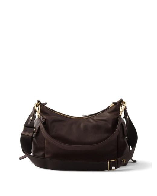 Prada Brown Explore Large Nappa Leather Bag