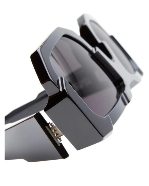Kuboraum Black F6 Geometric Sunglasses