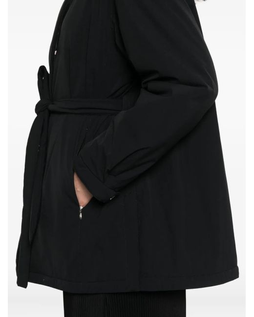 Herno Black Belted Jacket