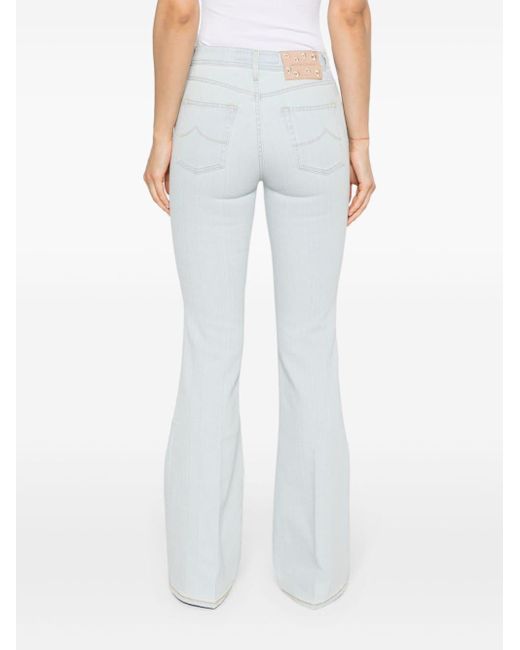 Jacob Cohen Victoria Flared Jeans in het White