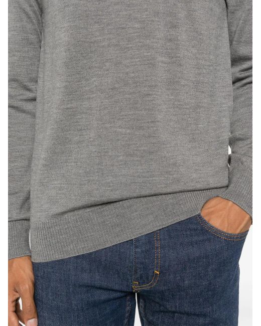 J.Lindeberg Gray Lyle Jumper for men