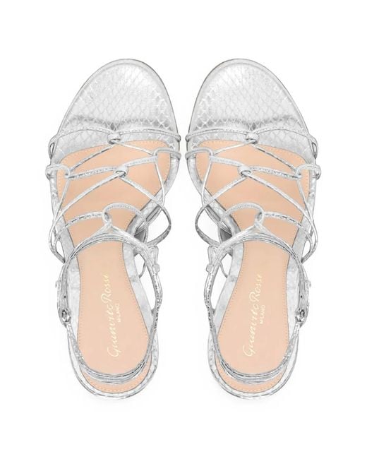 Gianvito Rossi White Teti 95 Sandals