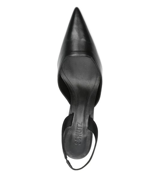 SCHUTZ SHOES Black 60Mm Leather Pumps