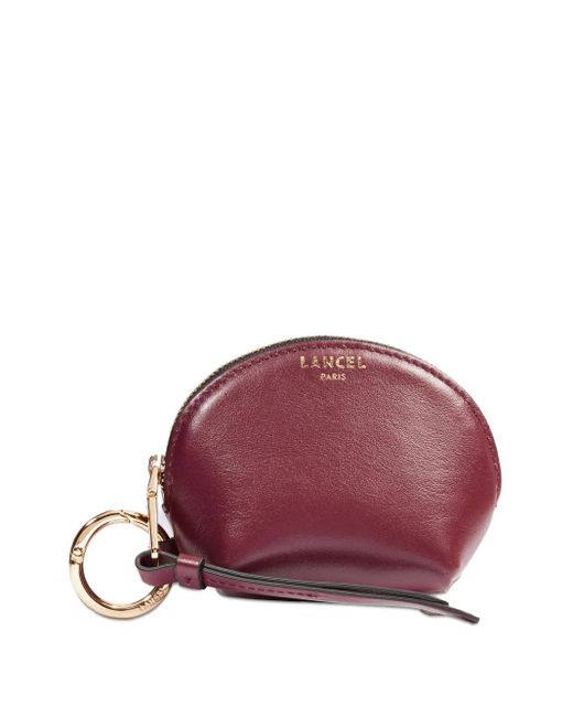 Lancel Purple Origami Coin Purse
