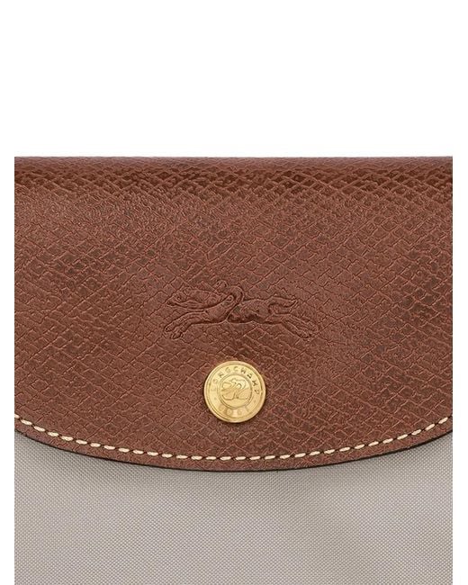 Longchamp Metallic Medium Le Pliage Front-Flap Tote Bag