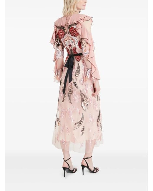 Temperley London Amaya マキシドレス Pink