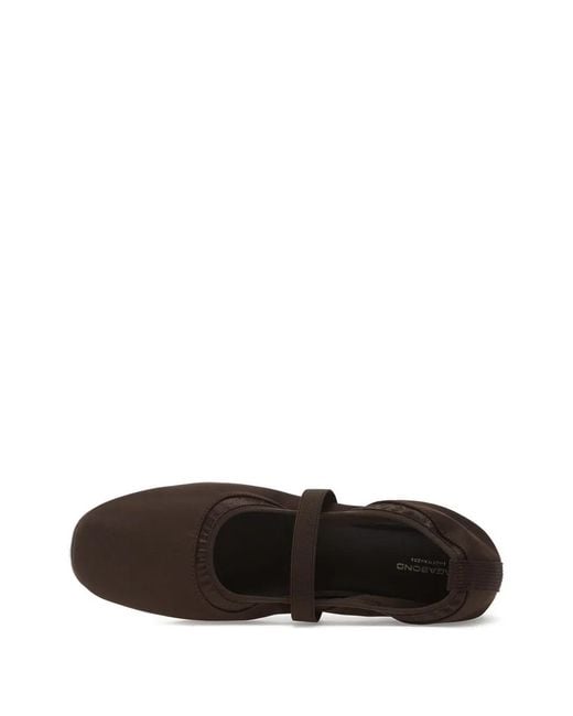 Vagabond White Hillary Elasticated-Strap Ballet Flats