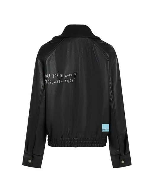 Karl Lagerfeld Black X Pietro Terzini Zip-Up Jacket