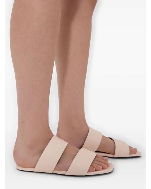 Loulou de Saison Natural Kairo Top-Strap Flat Sandals
