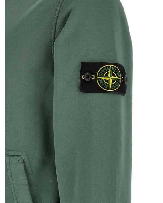 Stone Island Green 6100062 Hoodie for men