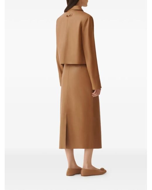 Fabiana Filippi Brown Lissé Nappa Jacket